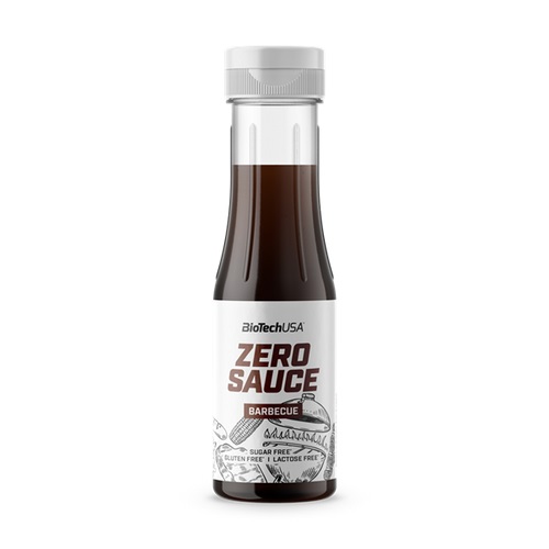 BioTechUSA Zero Sauce Barbecue - Salsa a Basso Contenuto Calorico, 350 ml, Senza Glutine e Lattosio