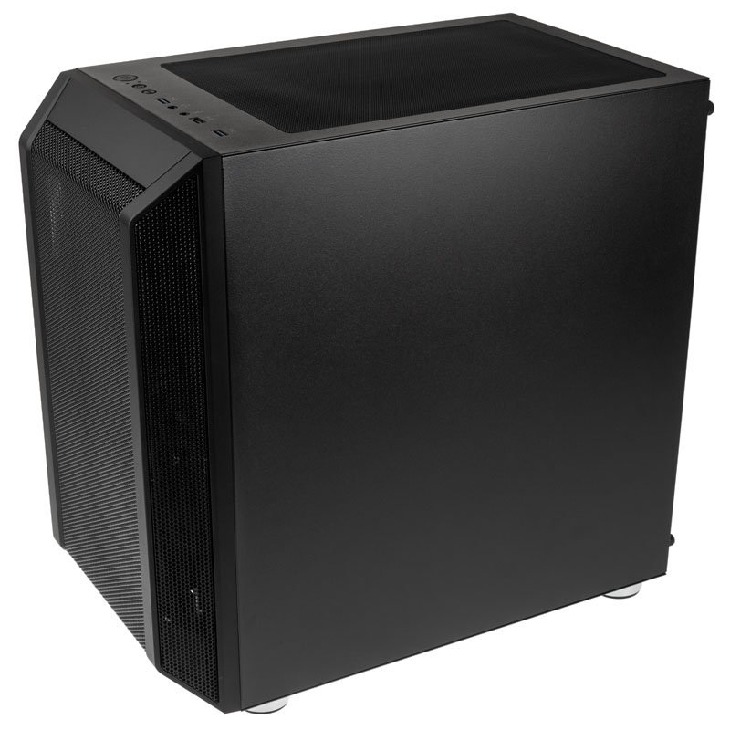 Kolink Citadel Mesh Micro Tower Nero - Case Mini Tower con Vetro Temperato, Supporto per Mini ITX e Micro ATX, 4 Slot di Espansione