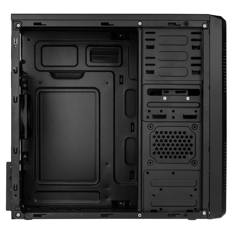 Kolink KLM-003 Case Mini Tower Nero - Supporto Mini-ITX/mATX, Plastica e Acciaio inox