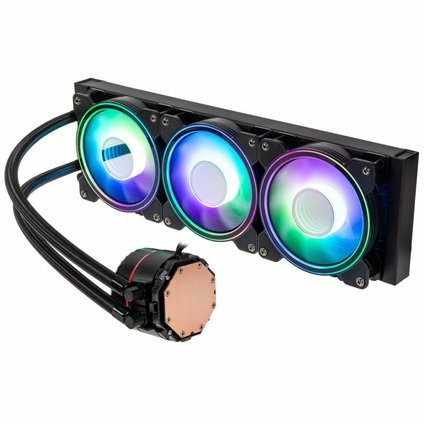 Kolink Umbra Void 360 ARGB Dissipatore a Liquido AIO 360mm per CPU - Compatibile Intel e AMD, Flusso d'Aria 110,78 m³/h, Nero