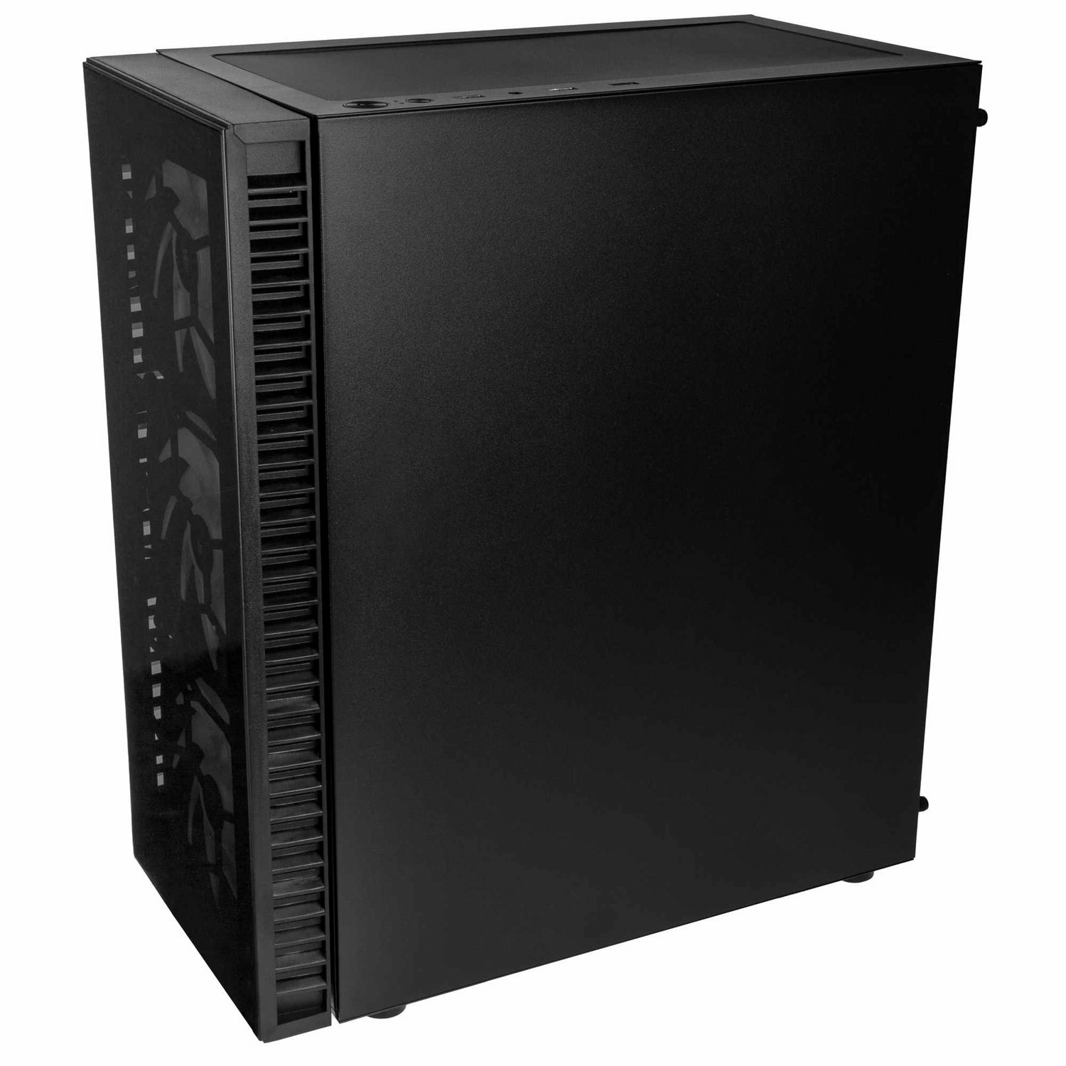 Kolink Observatory HF Glass ARGB Case Midi Tower Nero - Compatibile con ATX, micro ATX, Mini-ITX, Acciaio e Vetro Temperato, Ventilazione Integrata