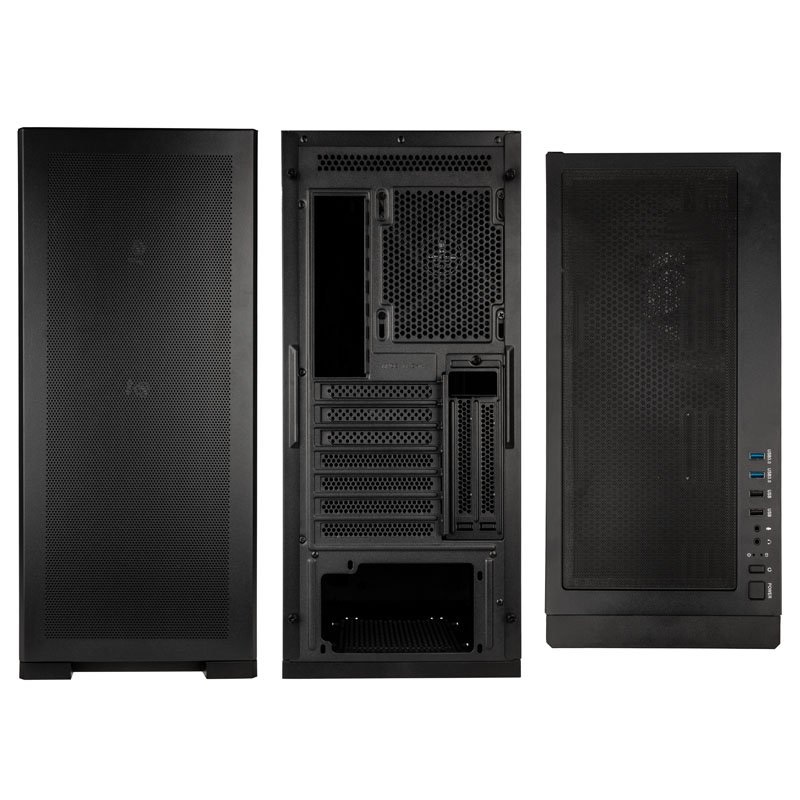 Kolink Unity Meshbay Performance Midi Tower Case Nero - Supporto ATX, 3 Ventole PWM 120mm, Spazio GPU fino a 400mm