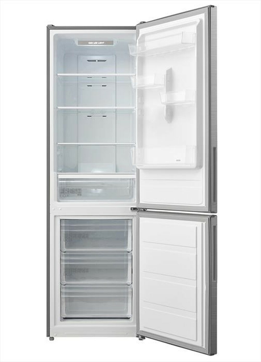 Midea MDRB424FGE02OE Frigorifero Combinato Libera Installazione 310 L Classe E Acciaio Inox No Frost