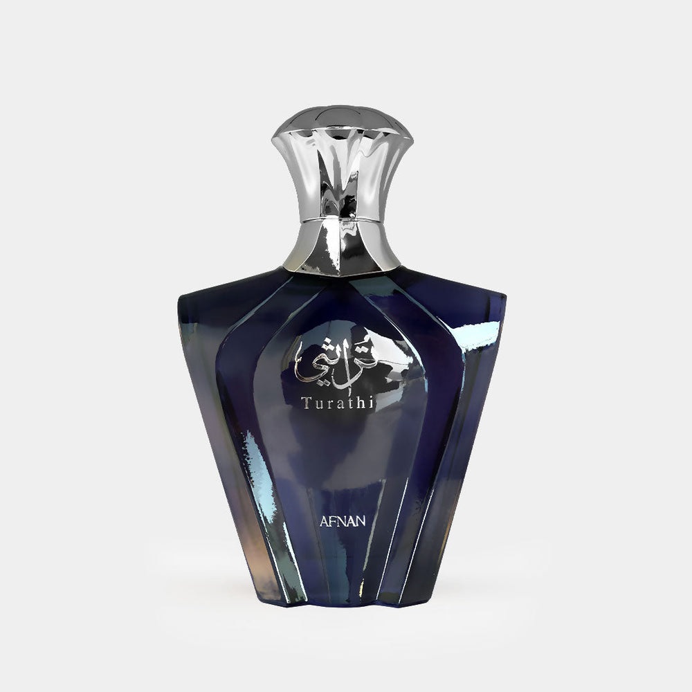 Afnan Turathi Blue Eau de Parfum 90 ml Uomo - Fragranza Acquatica Aromatica con Note di Agrumi, Ambra e Patchouli