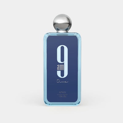 Afnan 9 AM Dive Eau de Parfum Unisex 100 ml - Fragranza Aromatica Acquatica con Note di Limone, Menta e Ribes Nero