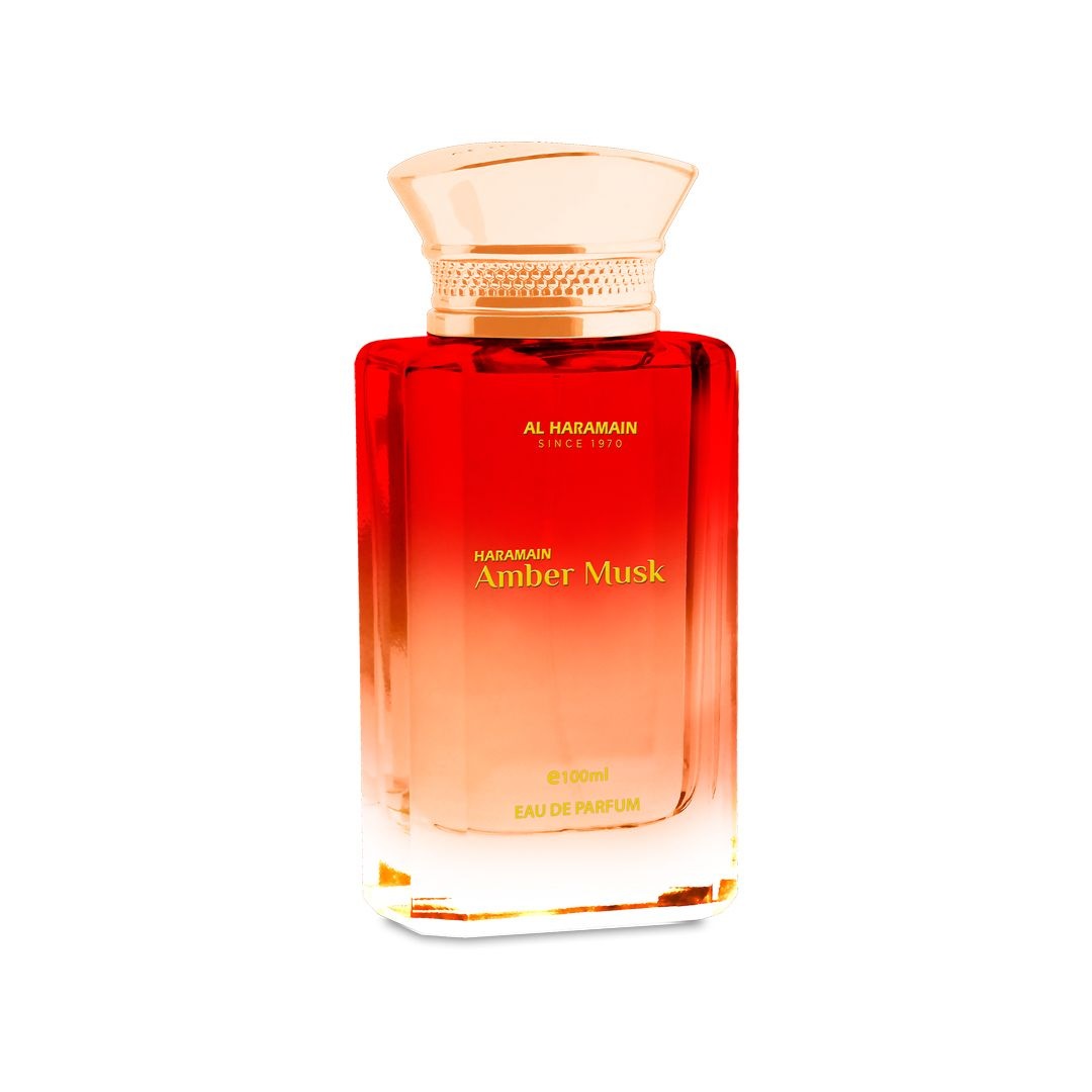 Al Haramain Amber Musk Eau de Parfum Unisex 100 ml - Note di Ambra, Oud, Muschio Bianco, Rosa, Lampone, Zafferano
