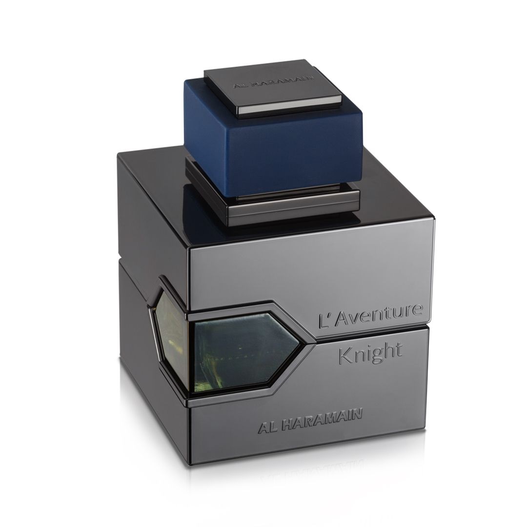Al Haramain L'Aventure Knight Eau de Parfum 100 ml Unisex - Fragranza Intima e Forte con Note di Limone, Bergamotto e Tè