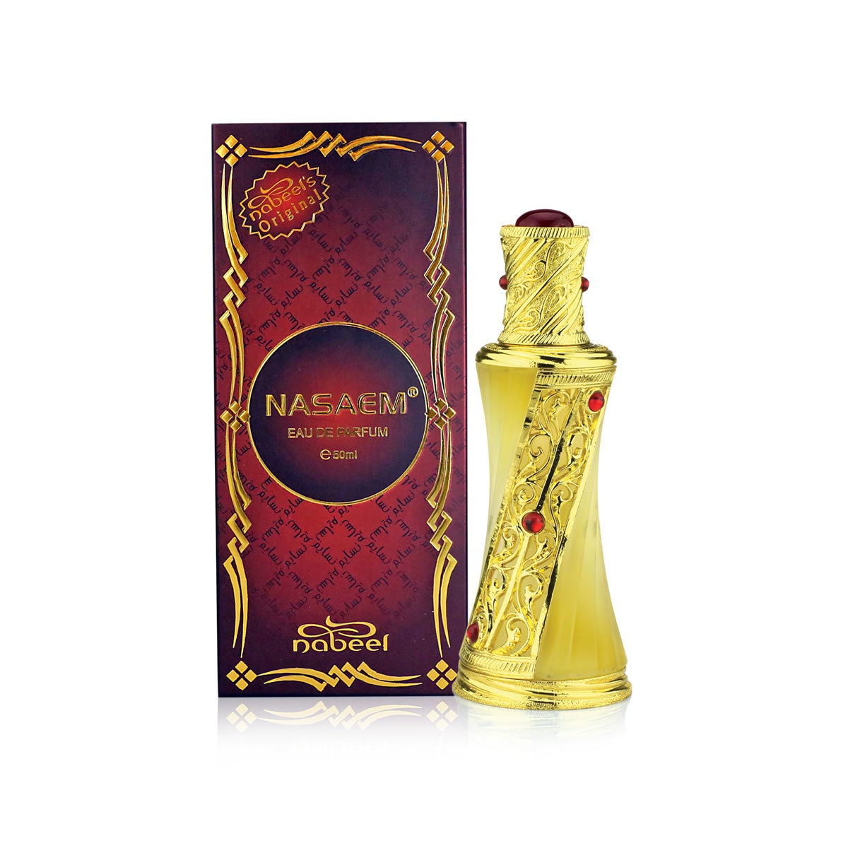 Nabeel Nasaem Eau De Parfum 50ml - Fragranza Floreale e Legnosa con Note di Aldeide, Ananas e Prugna