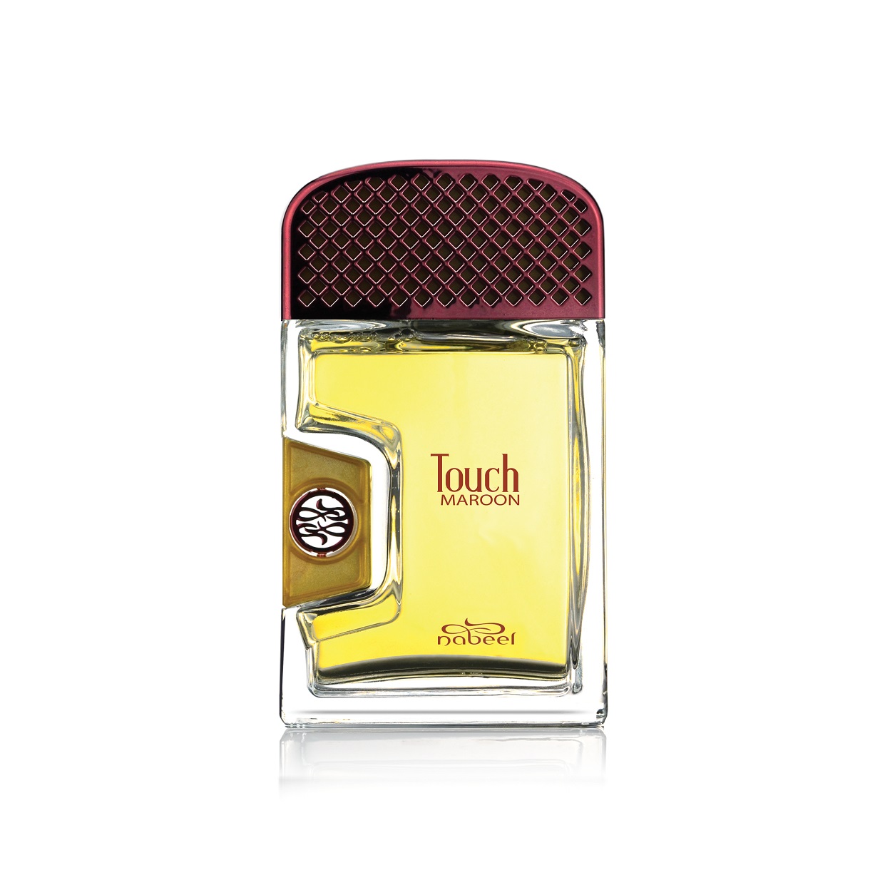 Nabeel Touch Maroon - Eau de Parfum 80 ml con note di arancia amara, rosa e legno di sandalo
