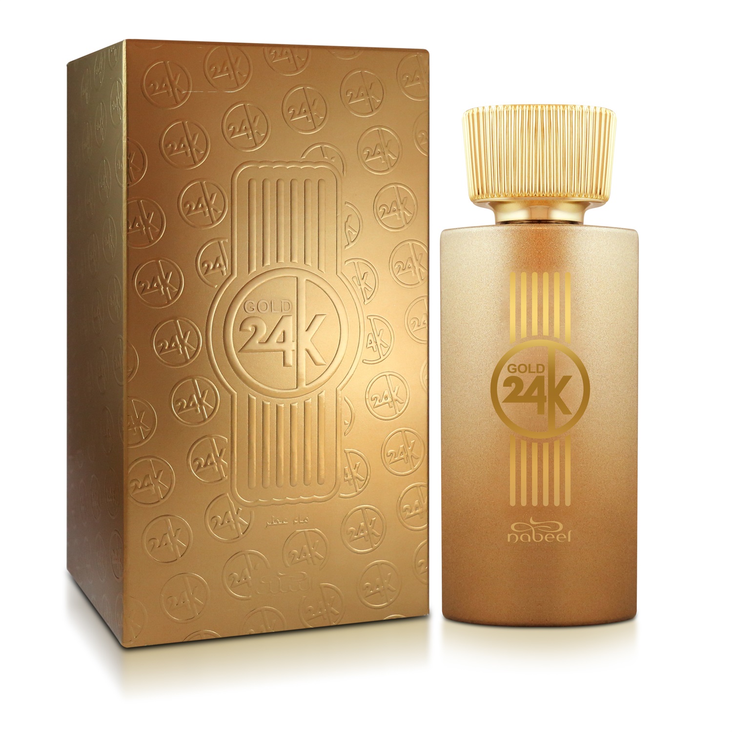 Nabeel Gold 24K Eau de Parfum Spray 100 ml - Fragranza Elegante e Lussuosa con Note Floreali e Fruttate