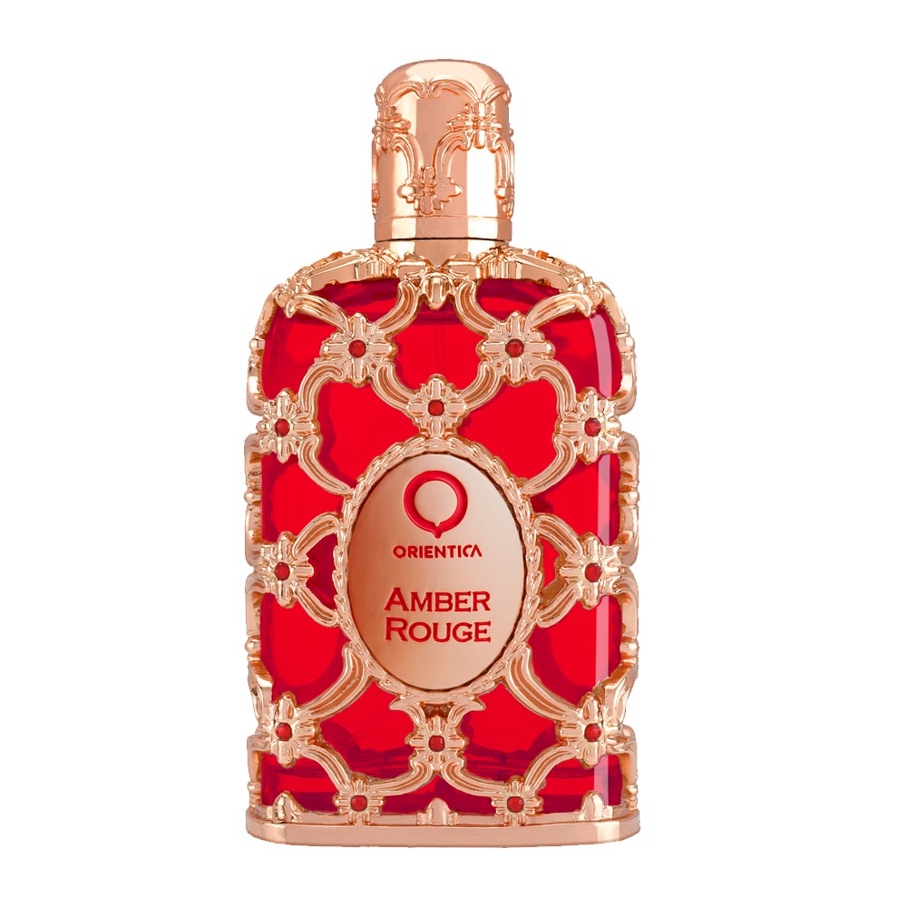 Orientica Amber Rouge Eau de Parfum Unisex 80 ml - Fragranza Lussuosa Legnosa e Speziata con Oud e Vaniglia