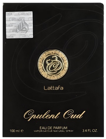 Lattafa Opulent Oud Eau de Parfum Unisex 100 ml - Fragranza Dolce e Speziata con Note di Oud