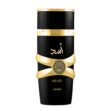 Lattafa Asad Eau De Parfum 100 ml - Profumo Uomo con Note di Pepe Nero, Caffè e Tabacco