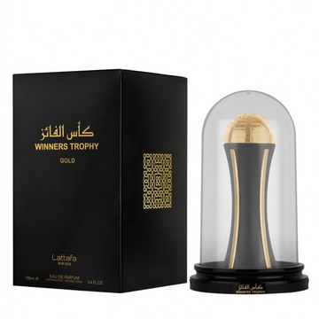 Lattafa Pride Winners Trophy Gold Eau de Parfum Unisex 100 ml - Profumo Floreale Speziato con Pepe Rosa e Gelsomino