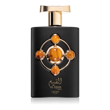 Lattafa Al Qiam Gold Eau de Parfum Unisex 100 ml - Fragranza Legnosa e Dolce con Note di Zafferano e Lampone