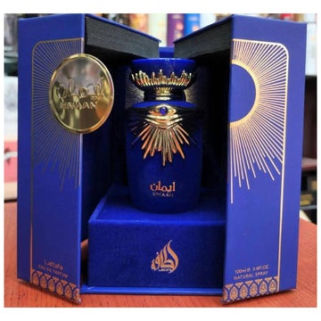 Lattafa Emaan Eau de Parfum Unisex 100 ml - Fragranza Fresca con Note di Bergamotto e Fiori d'Arancio