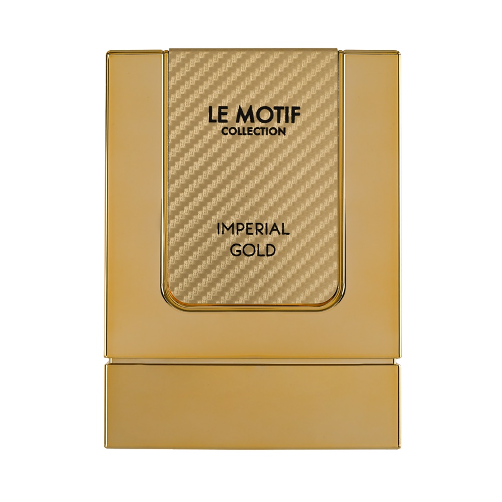 Orientica Le Motif Imperial Gold Eau de Parfum Unisex 85 ml - Fragranza Legnosa e Aromatica con Note di Bergamotto e Limone Verde