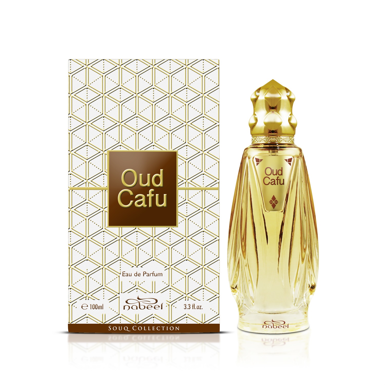 Nabeel Oud Cafu Eau De Parfum 100 ml - Profumo Orientale Unisex con Note Floreali e Legnose