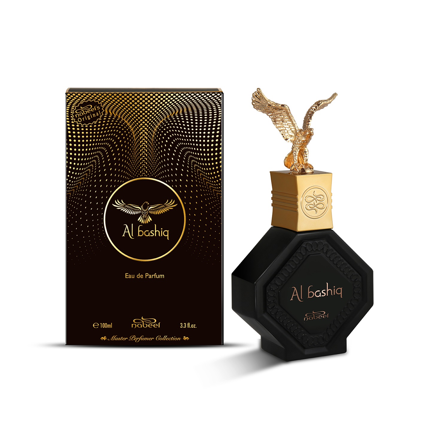 Nabeel Al Bashiq Eau de Parfum 100ml Unisex - Fragranza Legnosa e Cuoiata con Note Agrumate e Cannella