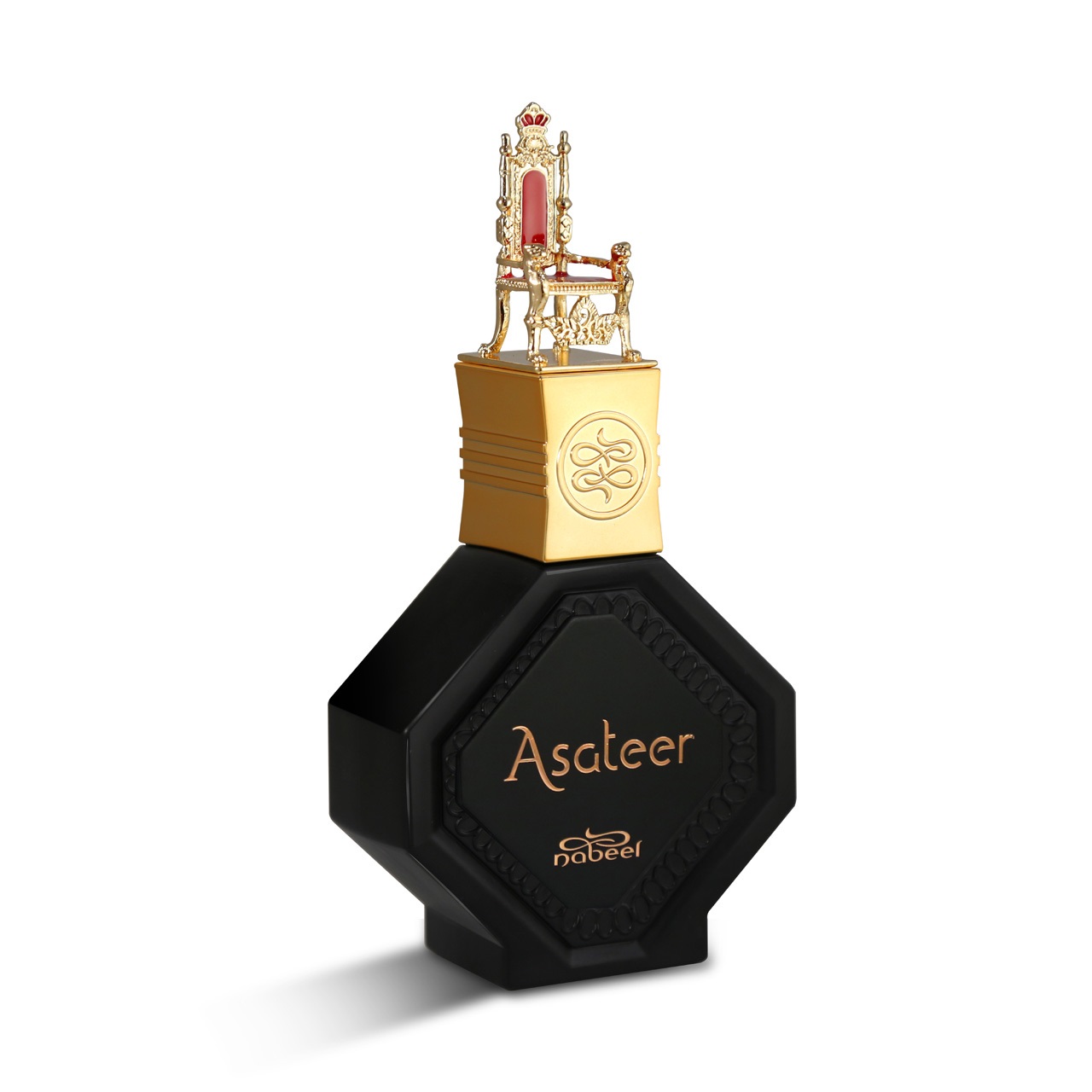 Nabeel Asateer Eau De Parfum 100ml - Profumo Unisex Ambrato Floreale con Zafferano e Peonia Rosa