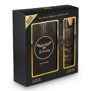 Nabeel Al Bashiq Gift Set - Eau de Parfum 100 ml Body Spray 200 ml Unisex con Note Agrumate e Legnose