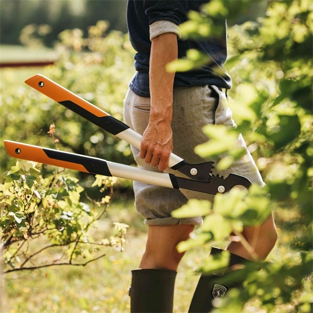 Fiskars LX92 Troncarami Bypass - Sistema PowerGear X, Misura S, Diametro di Taglio 3,8 cm, Lunghezza 57 cm, Lame in Acciaio Temprato