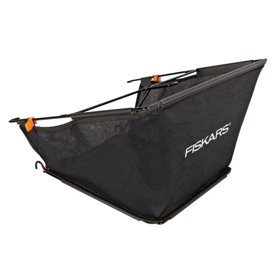 Fiskars Raccoglierba StaySharp Max 18 litri Nero/Arancione - Accessorio per Tosaerba Manuale