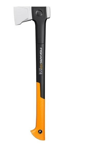 Fiskars Ascia da Spacco X-Series X24 - Lunghezza 60 cm, Lama M, Manico in Plastica