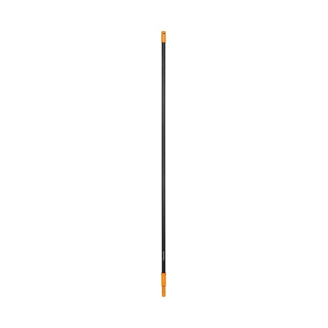 Fiskars Manico Alluminio Solid 157,5 cm - Nero/Arancione, Compatibile con Scope e Rastrelli