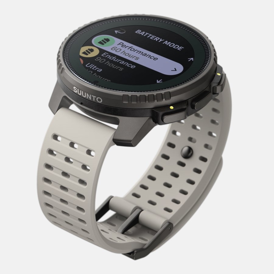 Suunto Vertical Titanium Solar - Orologio Multifunzione Impermeabile GPS con Ricarica Solare, Touch Screen 280 x 280 Pixel, Monitoraggio Salute e Funzioni Outdoor