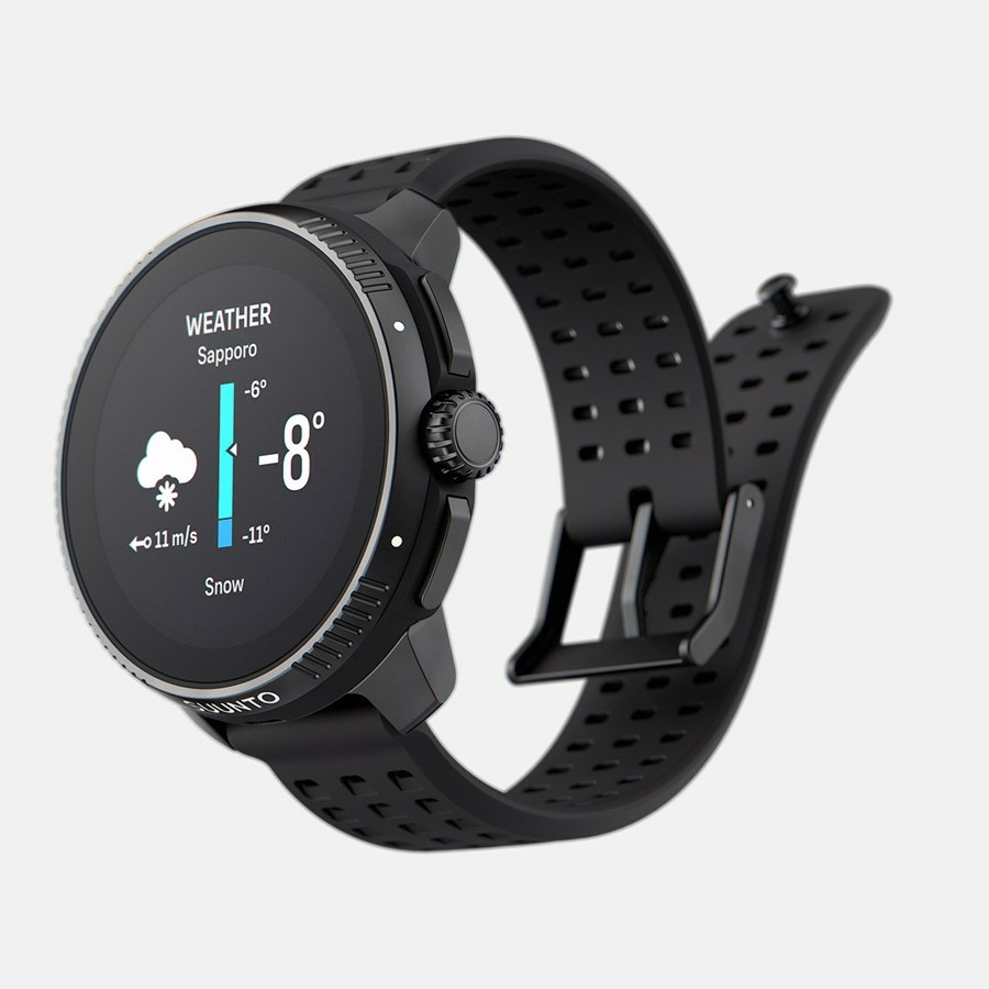Suunto Race Orologio Sportivo Digitale Nero con Display AMOLED 1.43