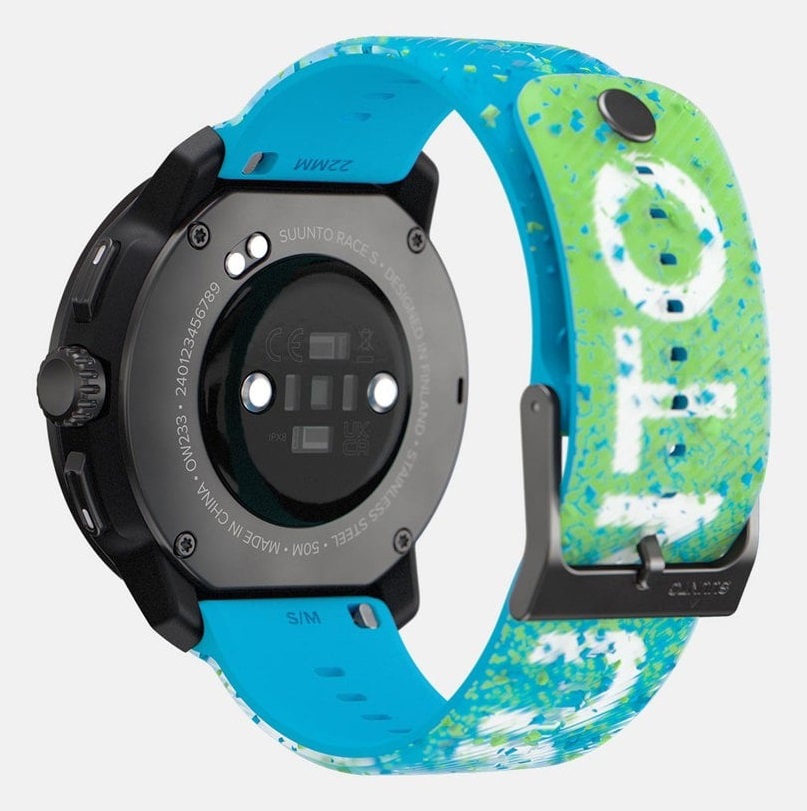 Suunto Race S Orologio Sportivo e Smartwatch - AMOLED Touch Screen 3,35 cm, GPS, Cardiofrequenzimetro, Pedometro, Altimetro, Mappe Offline, Autonomia 13 Giorni