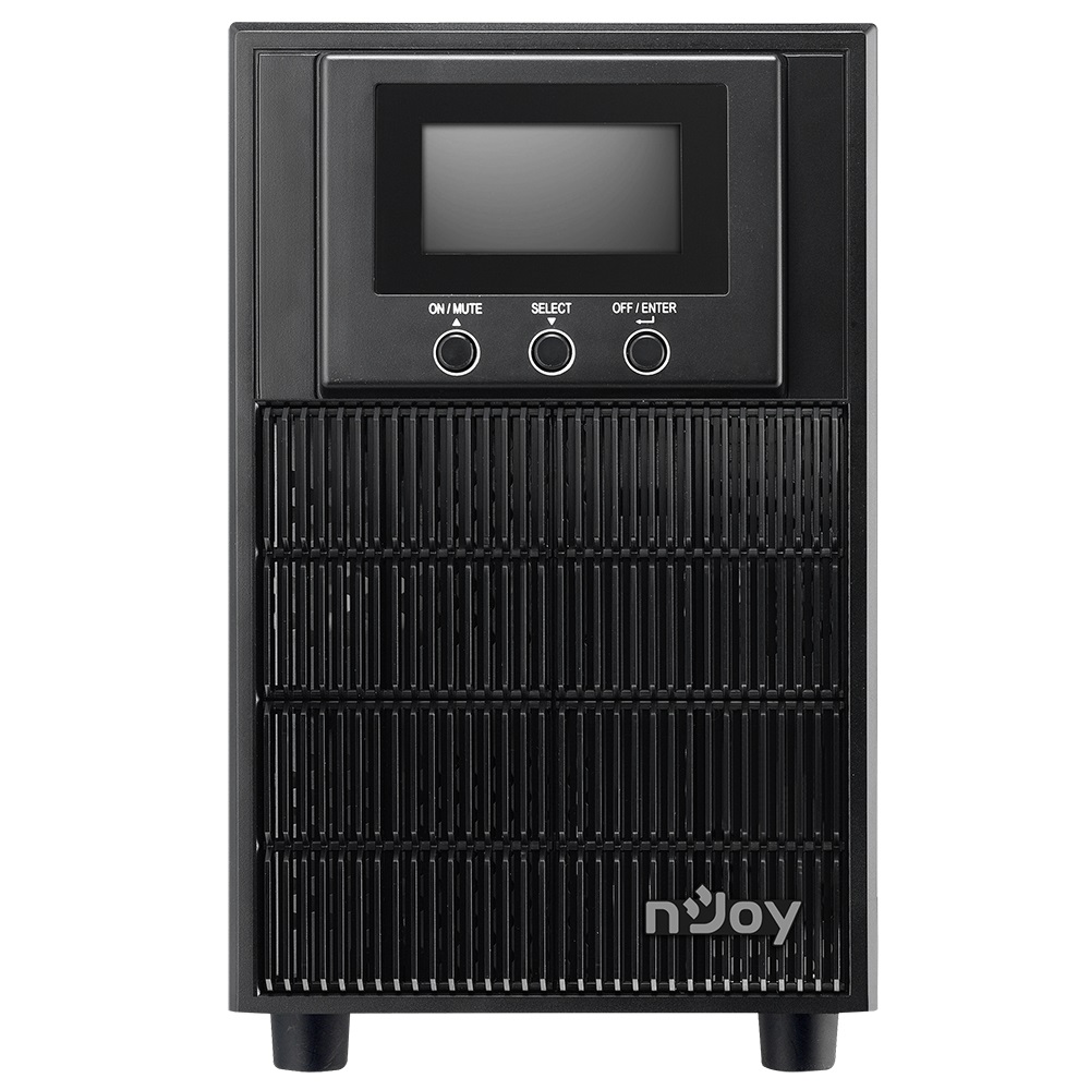 nJoy Aten PRO 2000VA Gruppo di Continuità (UPS) Doppia Conversione Online 1800W Onda Sinusoidale Pura con Display LCD, USB, RS232 e 3 Uscite Schuko