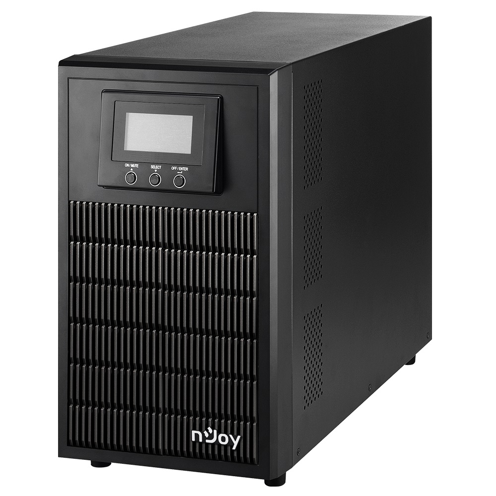 NJOY Aten Pro Gruppo di Continuità UPS 3000VA 2700W Doppia Conversione OnLine con Onda Sinusoidale Pura e Display LCD
