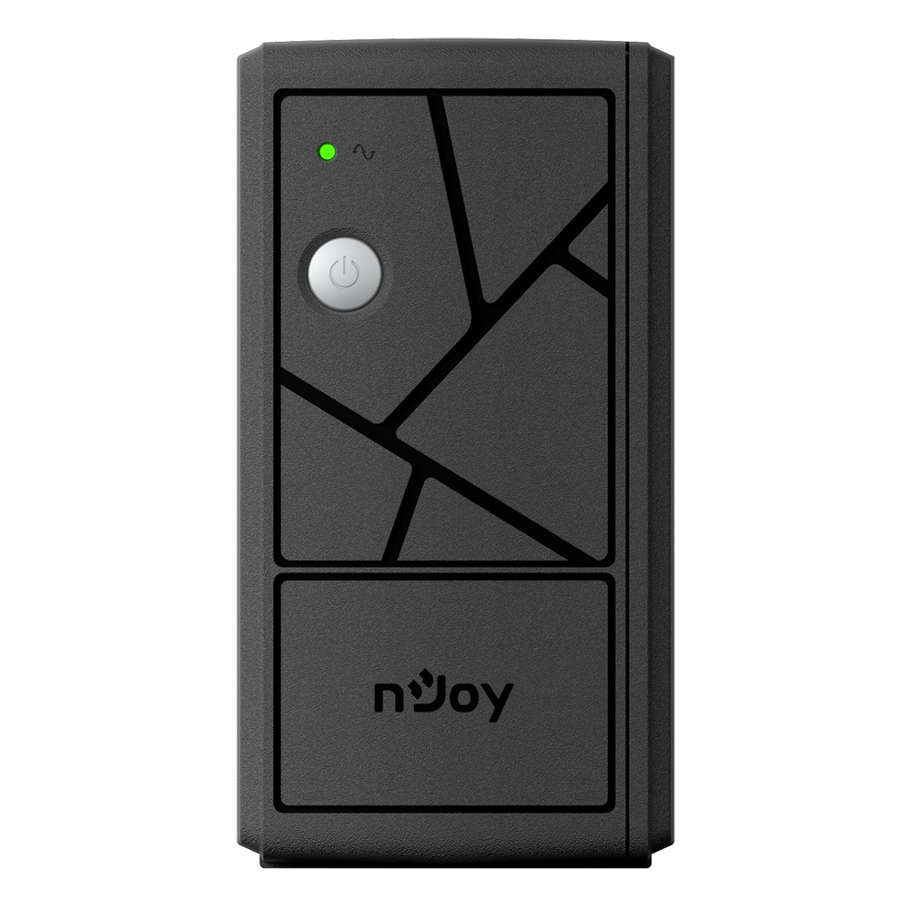 nJoy Keen 800VA Gruppo di Continuità (UPS) 480W, Onda Sinusoidale Simulata, Tecnologia Line Interactive, 2 Prese Schuko, Autonomia >10 minuti, Software PowerGuide