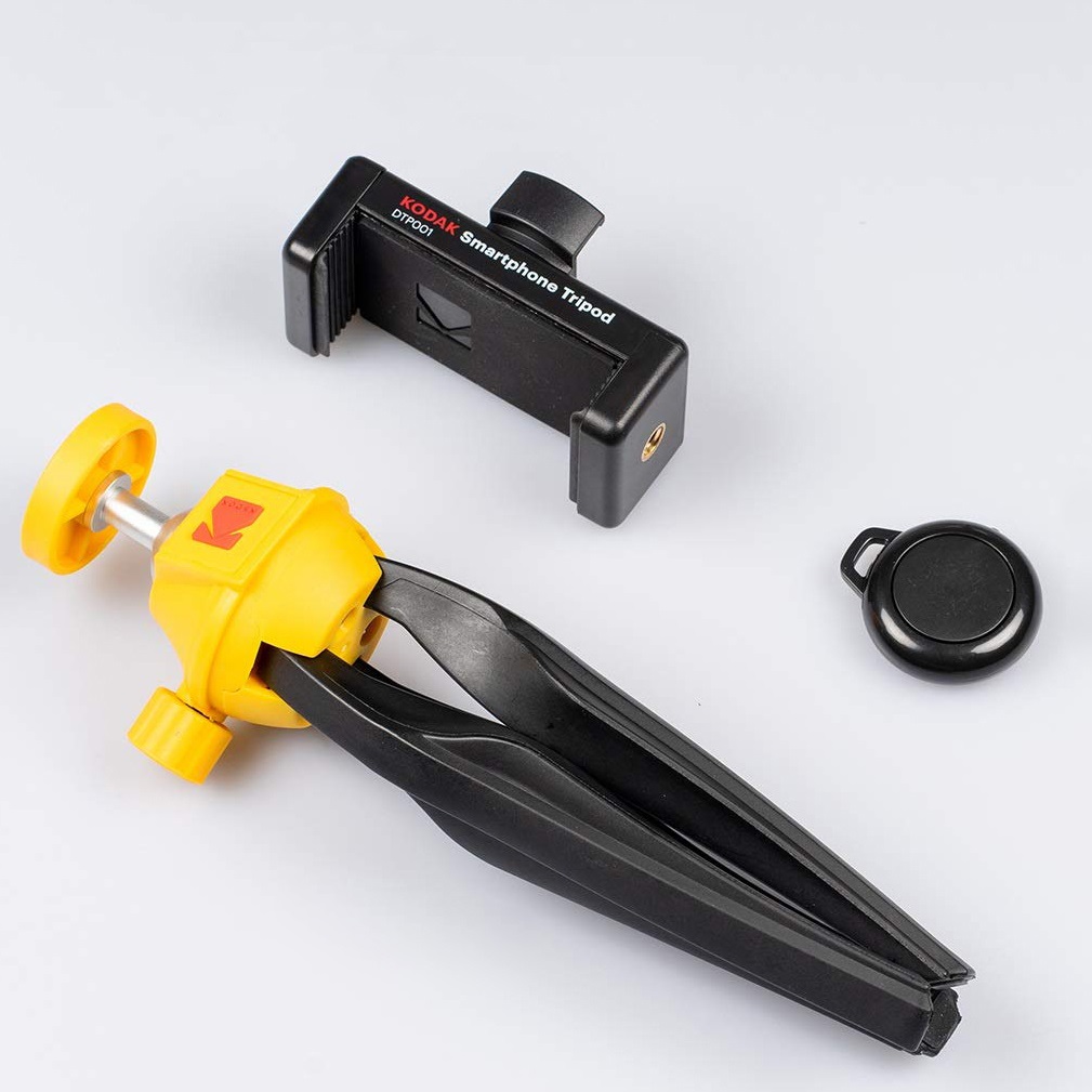 KODAK KTP001 Smartphone Tripod - Treppiede e Impugnatura per Vlogging con Trigger Remoto Bluetooth