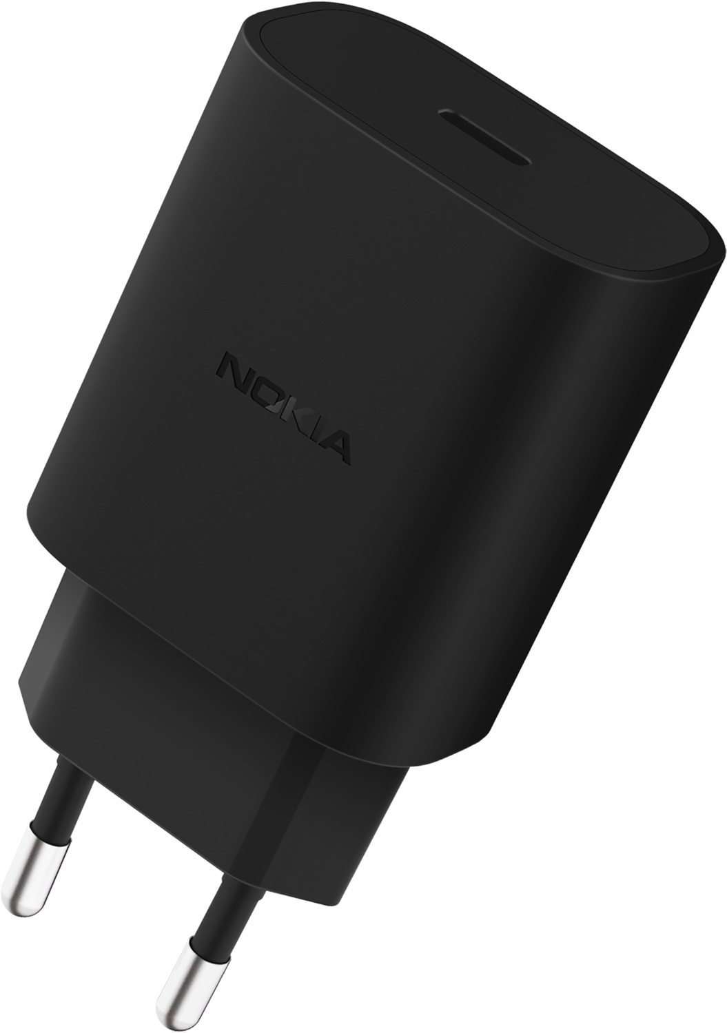 Nokia Caricabatterie Originale AD-030E 33W USB-C Nero Ricarica Rapida