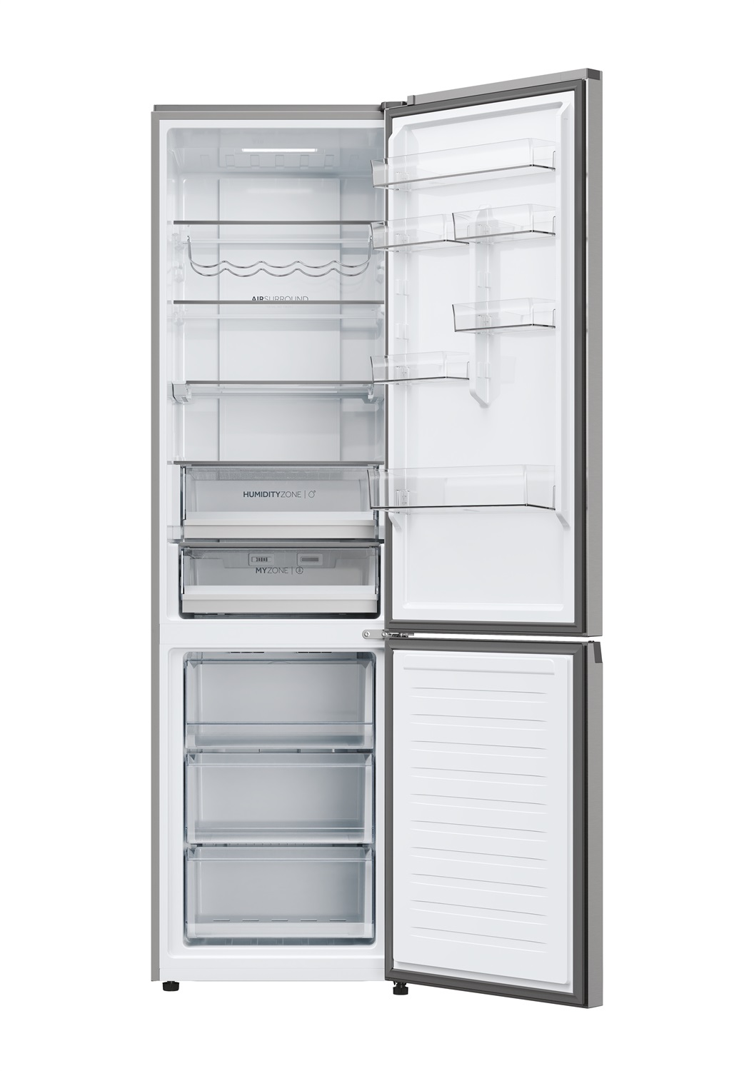 Haier Frigorifero Combinato 2D 60 Serie 5 Pro HDPW5620BNPK Libera installazione 409 L Classe B Acciaio inox