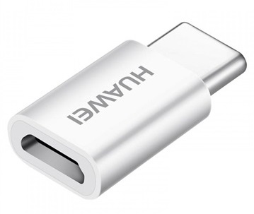 Huawei Adattatore AP52 MicroUSB/USB 3.1 Type-C Bianco - Ricarica e Sincronizzazione Veloce