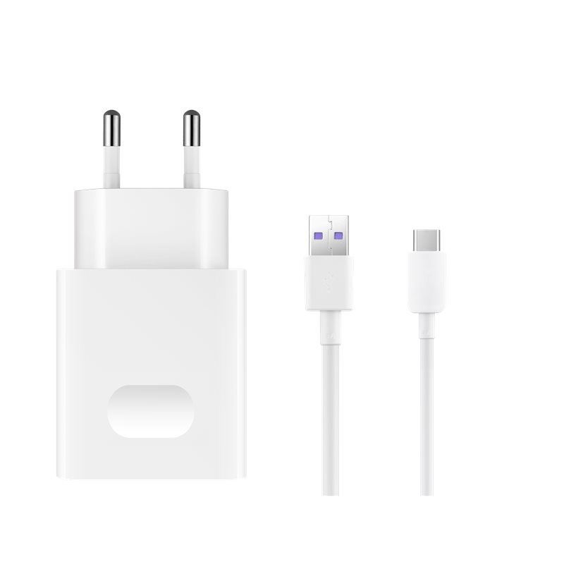 Huawei Caricabatterie 10000 mAh Bianco - Ricarica veloce 4.5V/5A, Design leggero e maneggevole
