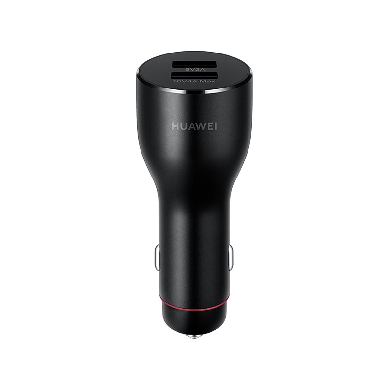Huawei CP37 SuperCharge Caricabatteria Auto Nero con 2 Porte USB-A e Ricarica Superveloce