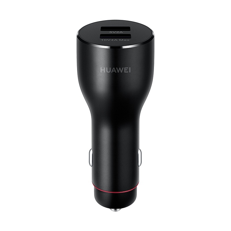 Huawei CP37 SuperCharge Caricabatteria Auto Nero con 2 Porte USB-A e Ricarica Superveloce