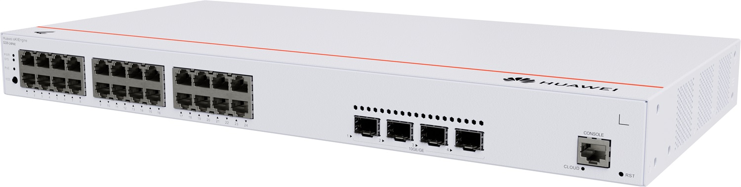Huawei S220-24P4X Switch di rete L3 24 porte Gigabit Ethernet PoE 400W con 4 porte SFP