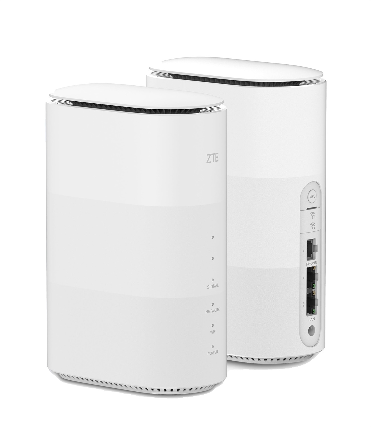 ZTE MC801A Router di rete cellulare 5G - Bianco, Gigabit Ethernet, Wi-Fi 6, Dual Band, Supporta fino a 64 dispositivi