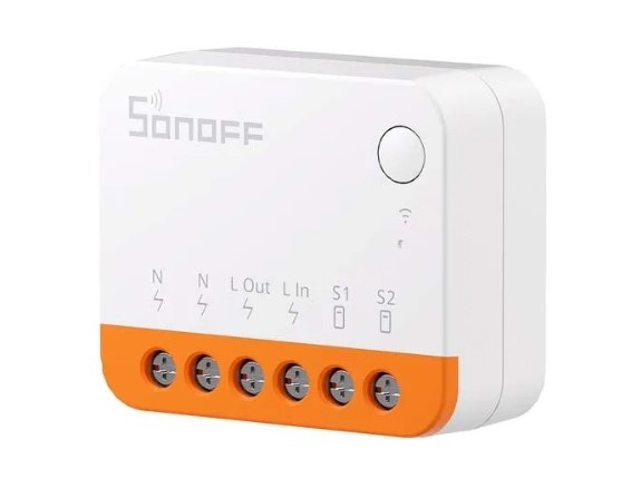 SONOFF MINIR4 WiFi Smart Switch 2-Way - Interruttore Intelligente Fai-da-Te, Controllo APP, Compatibile con Alexa e Google Home, WiFi 2.4G, Dimensioni Compatte