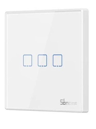 SONOFF T2EU3C-RF Interruttore a parete 3 comandi RF 433MHz - Controllo remoto senza cablaggio