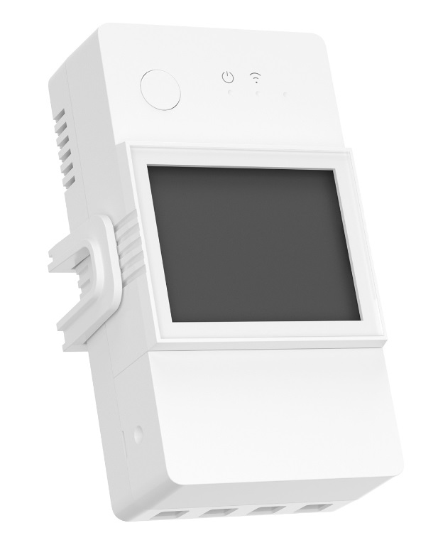 SONOFF POWR316D Interruttore Intelligente con Misuratore di Potenza 16A, WiFi, Schermo LCD, Protezione da Sovraccarico, Compatibile con Alexa e Google Home