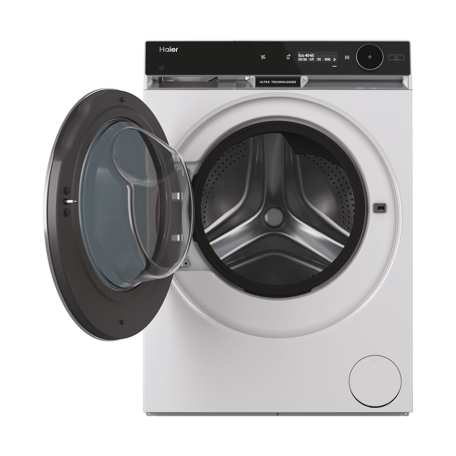Haier HWD120-BD16397EUS Lavasciuga 12 7 KG Libera Installazione Classe A-20% 1600 giri Opzione Vapore 18 programmi App hOn Bianco