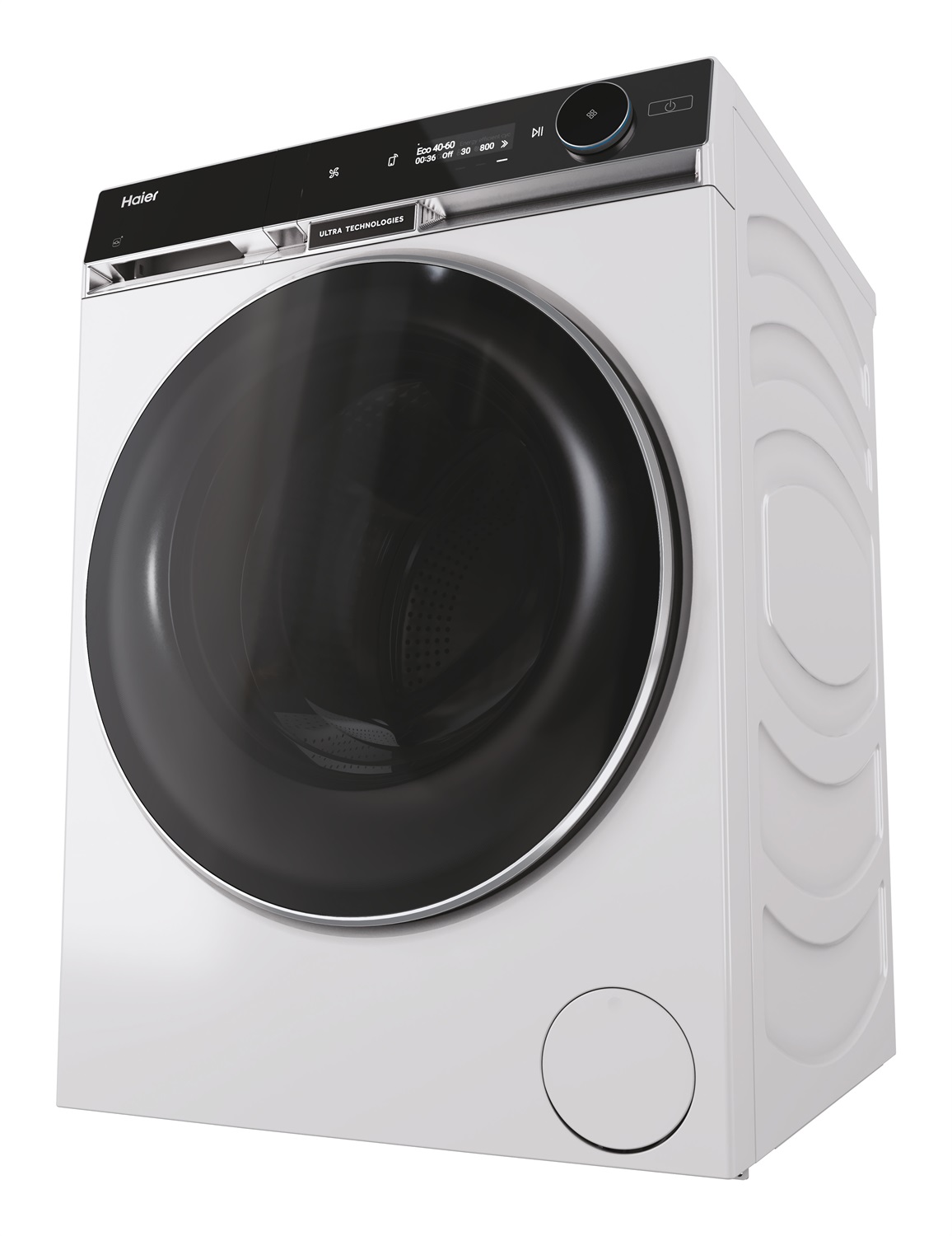 Haier HWD120-BD16397EUS Lavasciuga 12 7 KG Libera Installazione Classe A-20% 1600 giri Opzione Vapore 18 programmi App hOn Bianco