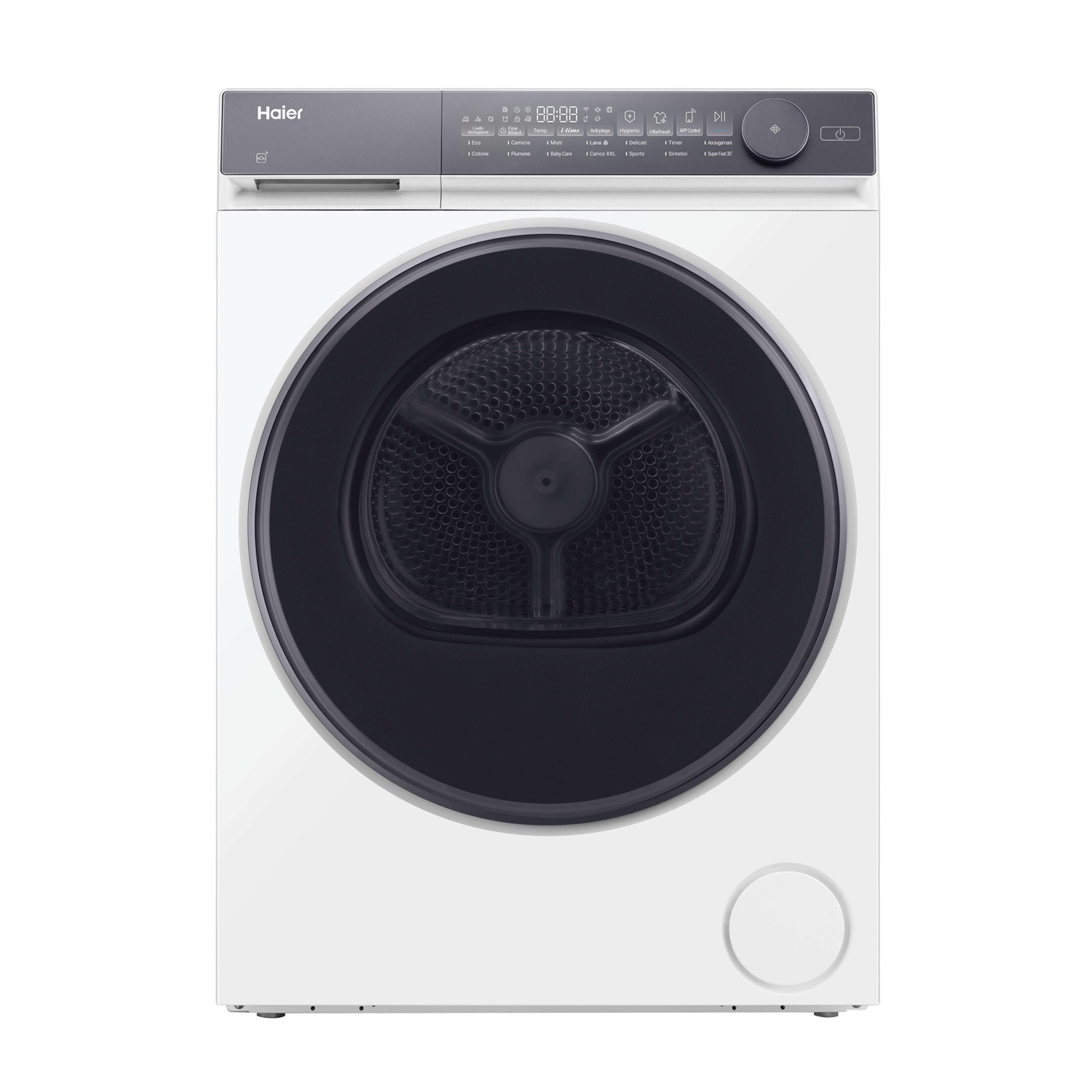 Haier X Series 7 HD90-A367U1-IT Asciugatrice Libera Installazione 9 kg Caricamento Frontale Pompa di Calore Bianco
